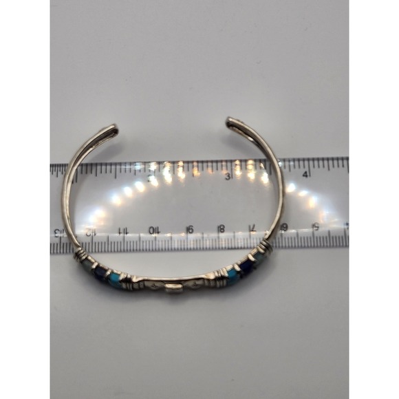 SILPADA - B3220 - Amazonite Howlite Lapis "Beach House Cuff" Bracelet - Picture 6 of 6